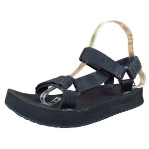 Teva Midform Universal Women's Sandals Size 7 Black Platform Sport